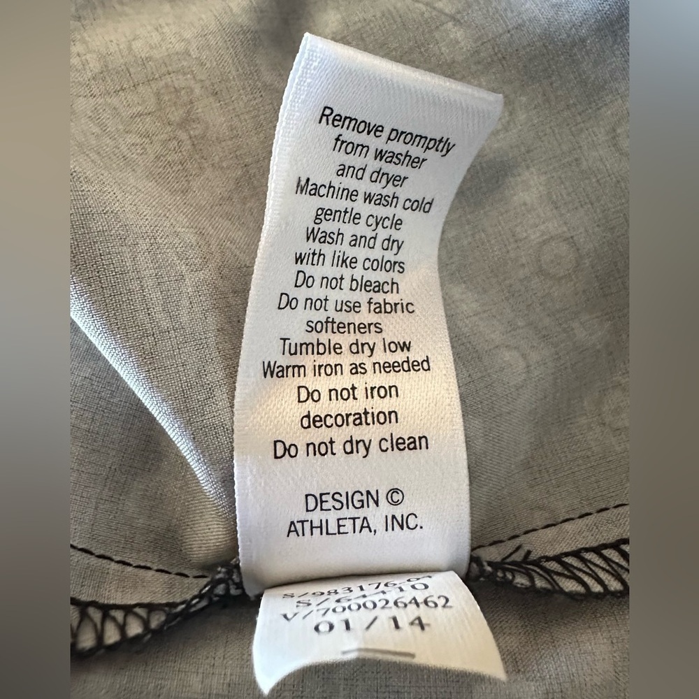 ATHLETA Women's Pack Everywhere Halter Dress Side Zip Back Tie Size 4 - Picture 8 of 11